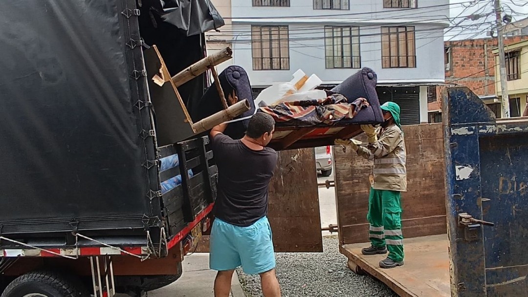 Un total de 4 toneladas de inservibles, se recogieron en la Jornada de Choque en Samaria II