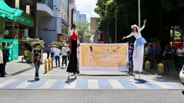 Con el Carnaval por la Paz, la Alcaldía de Pereira inició una semana dedicada a la construcción de paz y tejido social