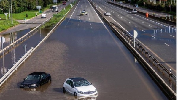 Las fuertes lluvias e inundaciones llegan a Barcelona