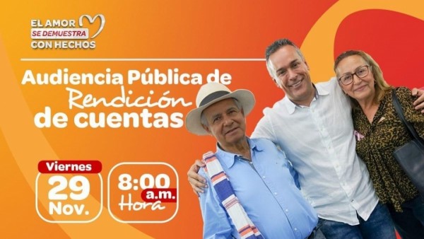 El alcalde Mauricio Salazar rendirá cuentas a la ciudadanía