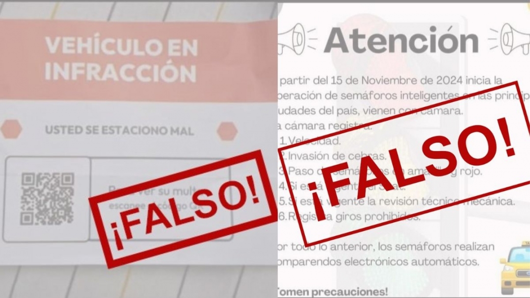 Información que circula sobre supuestos cobros por infracciones, con solicitud de escaneo de códigos QR, es para hackear
