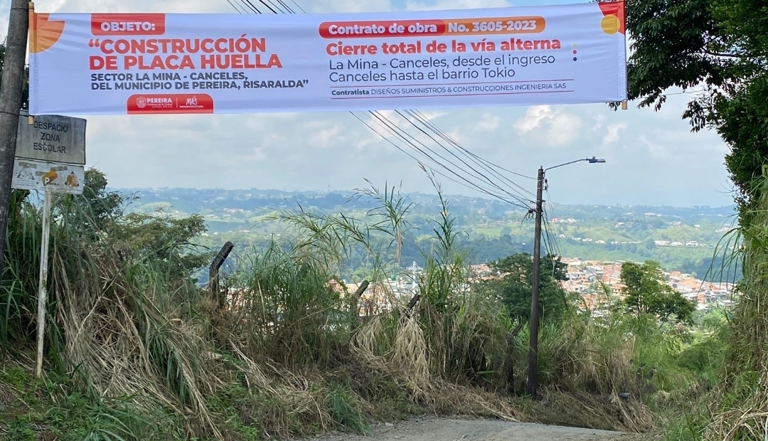 CERRADA LA VÍA ALTERNA HACIA LA MINA – CANCELES
