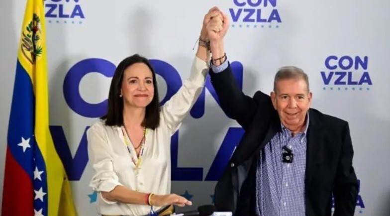 Edmundo González anunció que su vicepresidenta será María Corina Machado