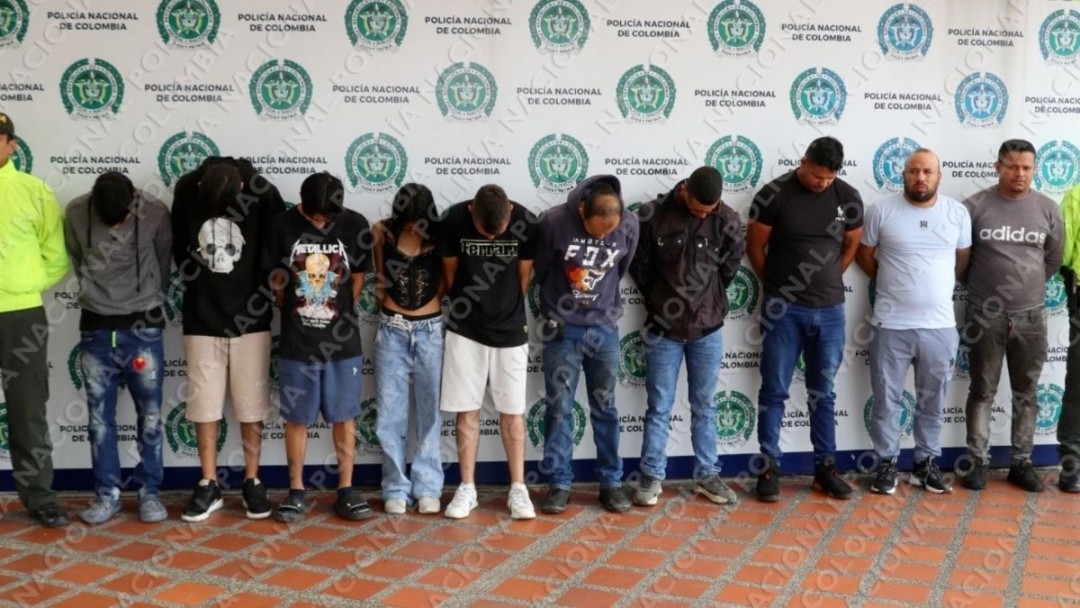 Capturados 11 presuntos integrantes de red dedicados al hurto de motocicletas en Pereira