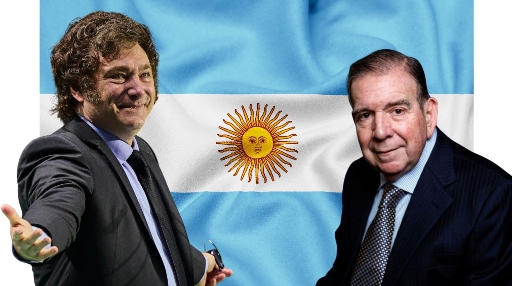 Tras su exilio, Milei recibe a Edmundo González en Argentina