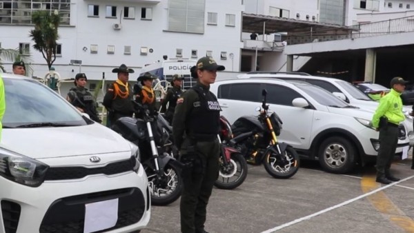 Vehículos hurtados en el país rodaban por el Área Metropolitana de Pereira