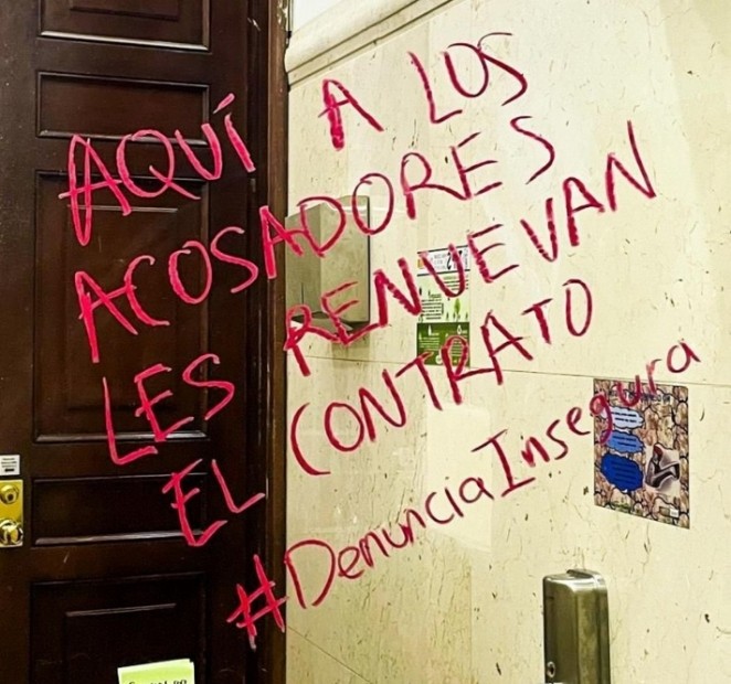 ¡Alarmante! mensajes sobre acoso en baños del Congreso desatan polémica