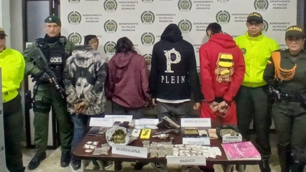 Cae estructura de narcomenudeo en Marsella, Risaralda: cuatro personas fueron aseguradas