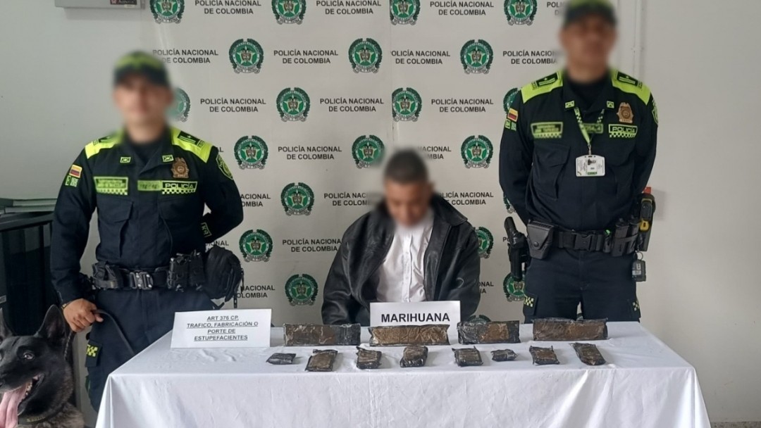 Canino 'Astor' frustra envío de droga a Brasil desde el Aeropuerto Matecaña