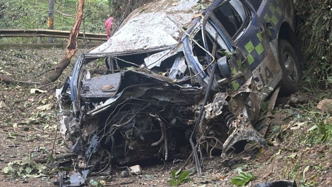 Atentado con explosivos en vía Medellín-Ebéjico deja dos uniformados heridos