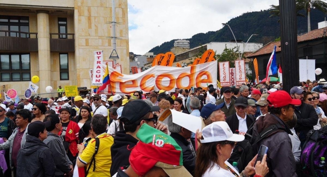 Fecode se une al paro nacional de 48 horas convocado para apoyar consulta del Gobierno