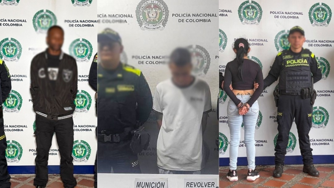 Capturados alias La Mona, alias Jackson y alias El Calvo: tres duros golpes a estructuras criminales en Risaralda
