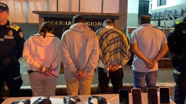 Capturan a cuatro personas con base de cocaína en Cerritos: estarían vinculados al grupo ‘Los Flacos’