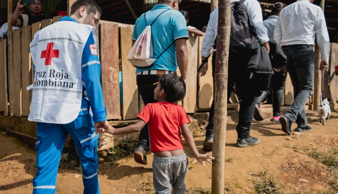 Atención en el Resguardo Indígena de Kemberdé en el Municipio de Pueblo Rico por brote de Malaria.