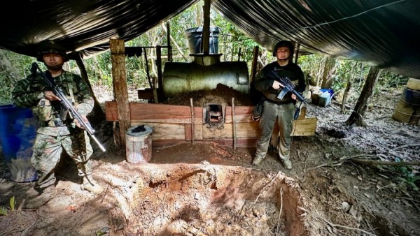Desmantelado megalaboratorio de cocaína en El Retorno, Guaviare