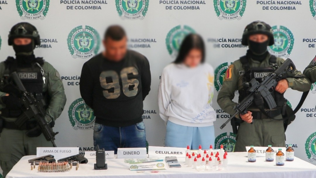 Capturados alias “Zarco o Gorila” y “Nicol”, presuntos distribuidores de ketamina y Tusi vinculados al grupo delincuenci