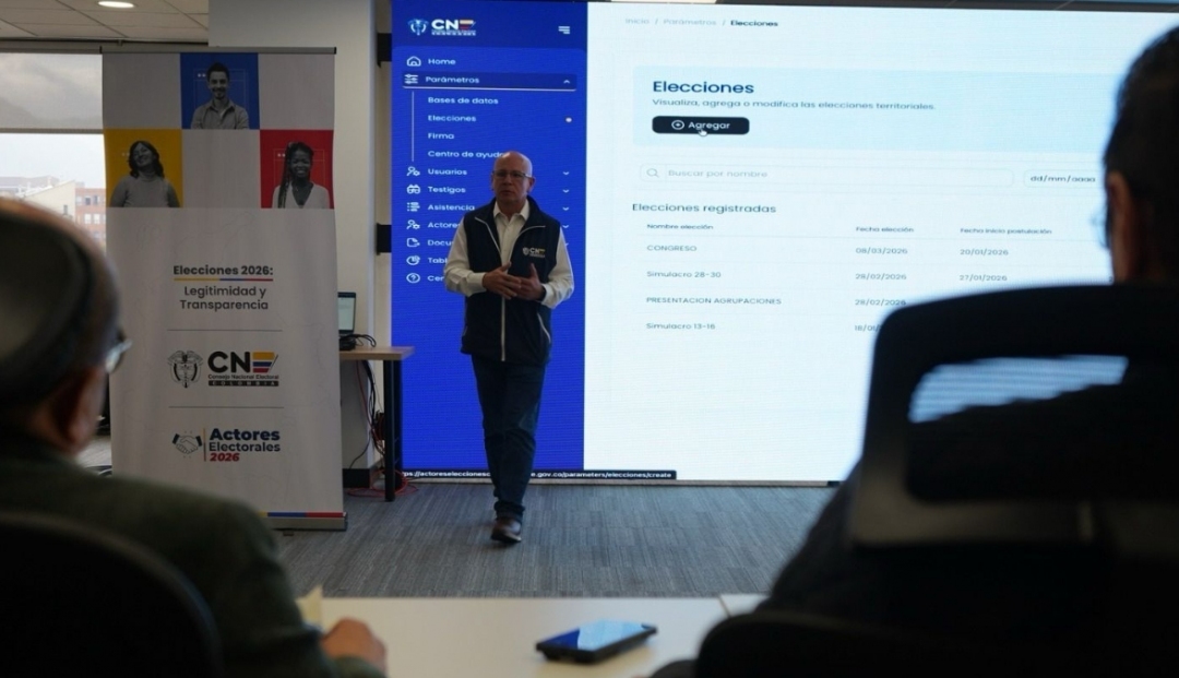 El CNE hace seguimiento a funcionamiento de la Plataforma de Postulación y Acreditación de actores electorales