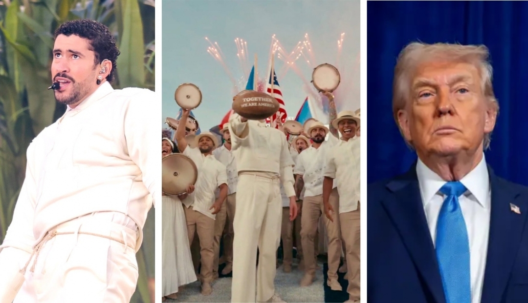 Trump califica de “terrible” la presentación de Bad Bunny en el Super Bowl