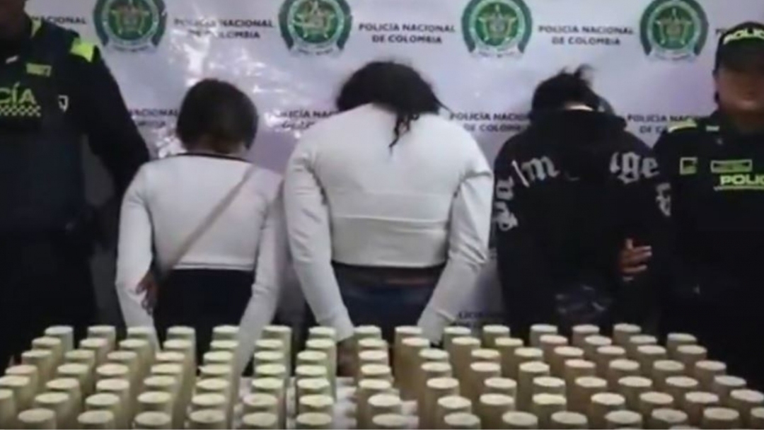 Capturadas tres mujeres extranjeras con 150 barras de pentolita en la Terminal de Cali