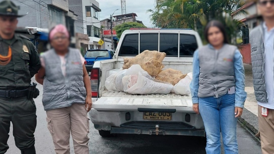 Incautados más de 170 kilos de carne en mal estado en Dosquebradas