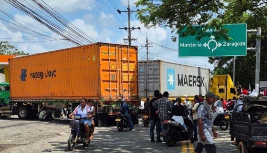 Paro minero en Bajo Cauca completa nueve días con bloqueos y disturbios