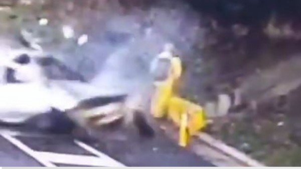 Motociclista se salva por segundos de tragedia en vía Pamplona–Cúcuta