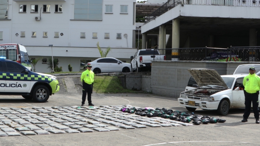 Incautan más de 260 kilos de marihuana que iban para el Eje Cafetero