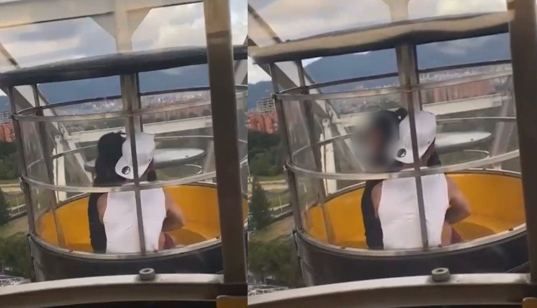 Grabaron a pareja teniendo relaciones sexuales en una atracción mecánica en Bogotá