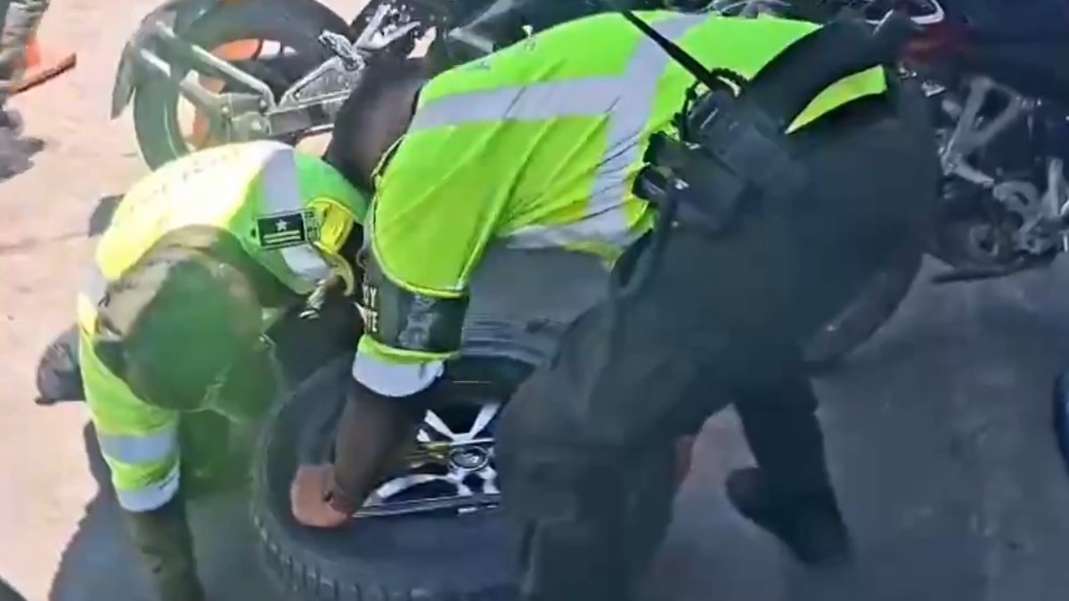 Imagen de Incautan 102 kilos de cocaína ocultos en llantas en la vía Mocoa–Pitalito.