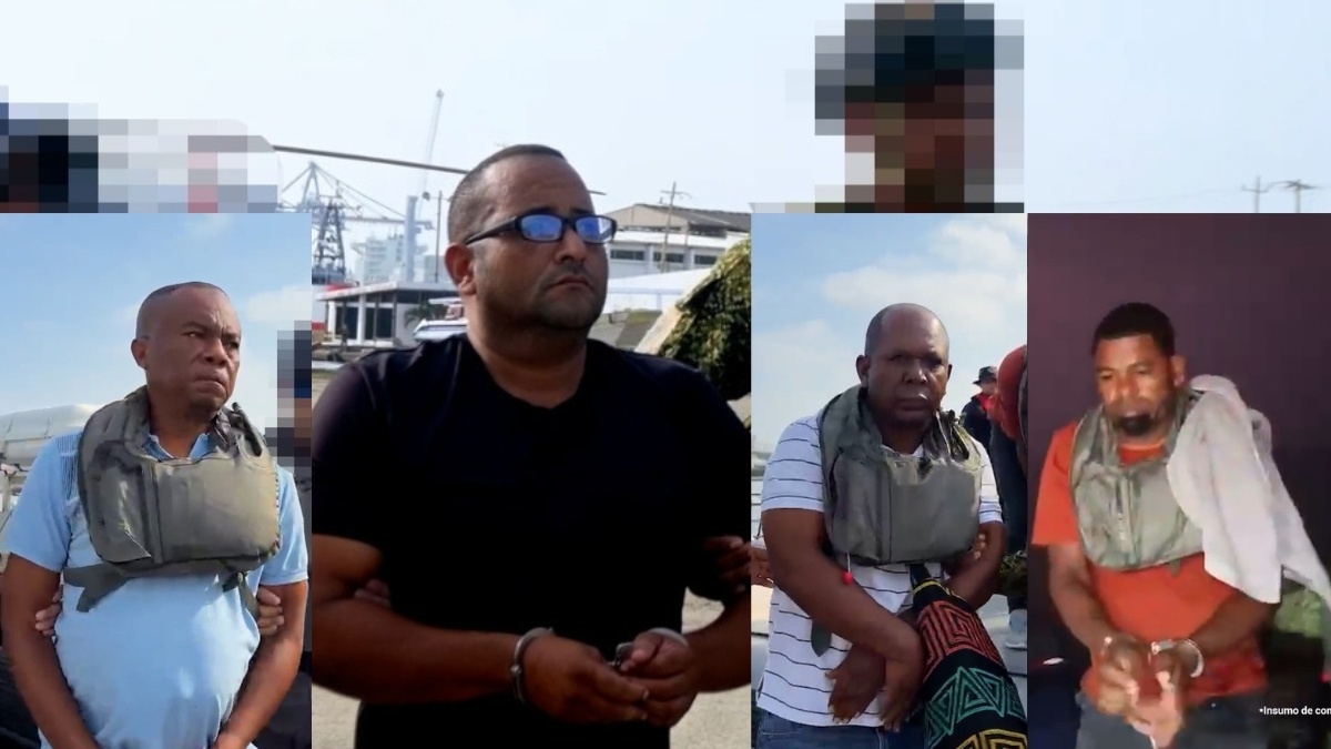 Operativo internacional, CTI, Armada y DEA capturan a pilotos de lanchas rápidas del Clan del Golfo