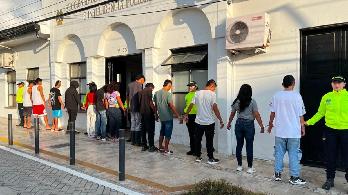Golpe al 'Tren de Aragua' en Bucaramanga: 18 capturados por racha de asesinatos