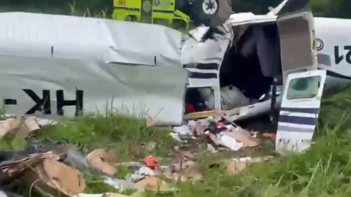Cuatro muertos tras accidente de avióneta en el Aeropuerto Vanguardia de Villavicencio