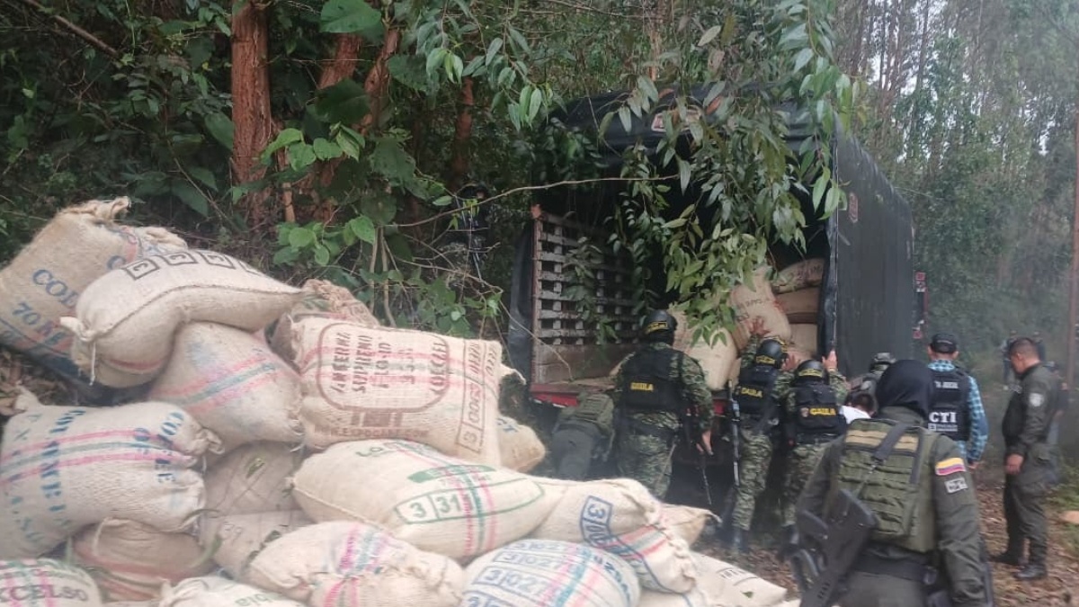 Frustran secuestro de transportador y recuperan cargamento de café de $250 millones en Popayán