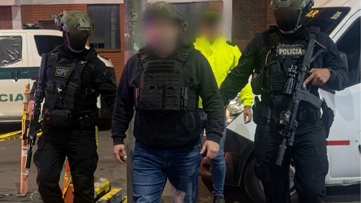 Capturan en Bogotá a alias "Javi", hermano del temido capo ecuatoriano alias "Fito"