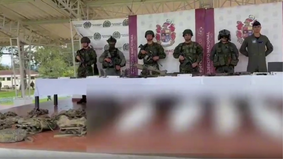Neutralizan en el Cauca a cinco disidentes de las FARC tras atentado en Cajibío