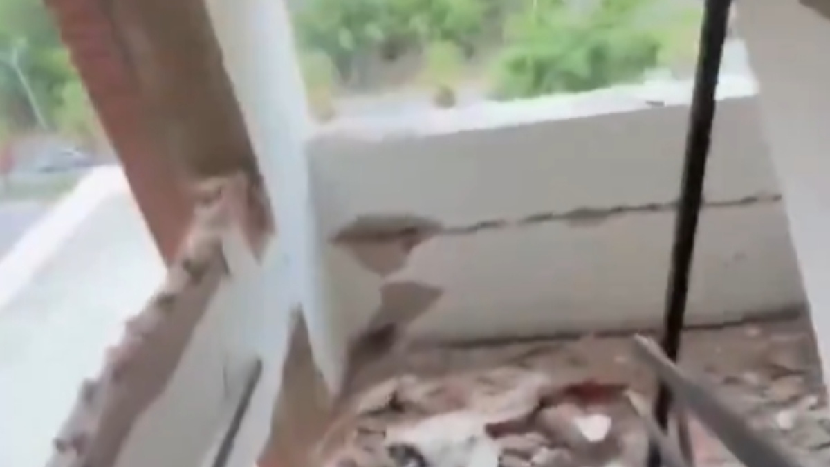 Imagen de Graba cómo se desmoronaba su edificio mientras escapaba del terremoto en Venezuela