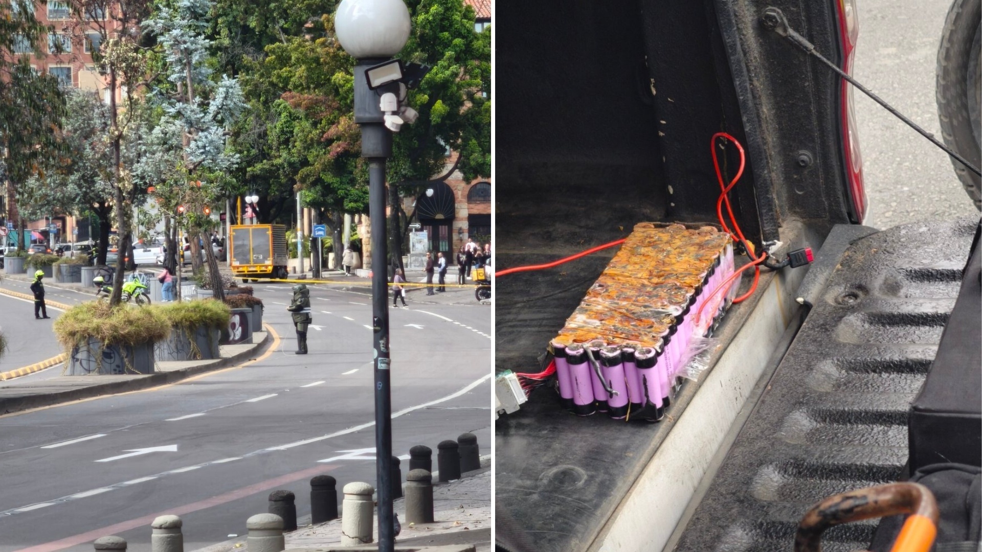 Imagen de Falsa alarma por maleta abandonada en la carrera Séptima movilizó a la Policía de antiexplosivos