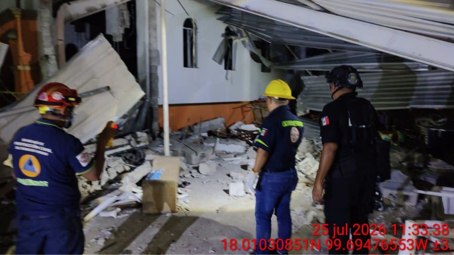 Tragedia en México por la detonación de pólvora acumulada durante una fiesta patronal