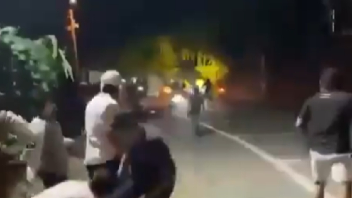 Imagen de Comunidad de La Mesa enfrenta a pedradas a motociclistas que realizaban piques ilegales