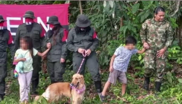 El ELN entregó a la sargento y a sus dos hijos secuestrados pero su padre no para de pelear con el ministro de defensa