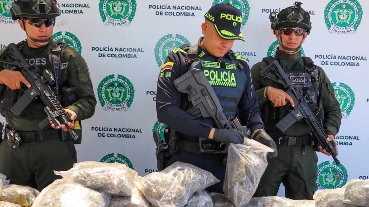 Incautan 200 kilos de marihuana en bodega de Dosquebradas