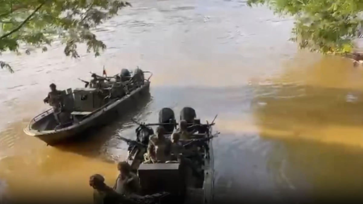 Fuerzas Militares inhabilitan siete dragas artesanales utilizadas para la extracción ilícita de mine