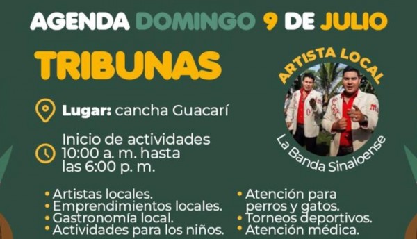 El domingo 9 de julio es de Encosechados 