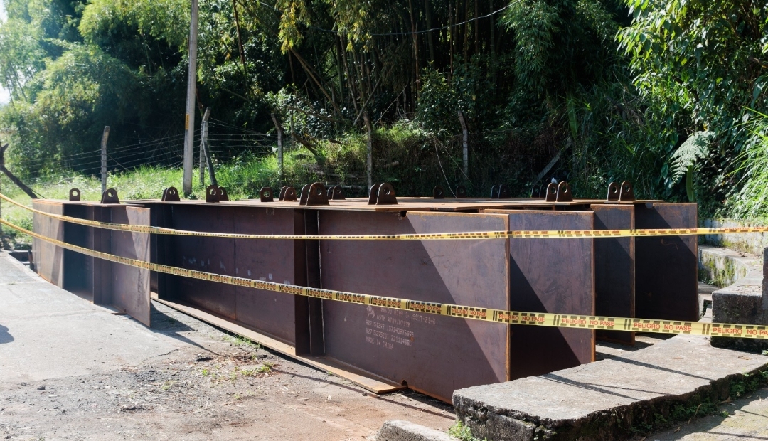 En una empresa de Dosquebradas se construye el puente del intercambiador vial Pinares – Álamos