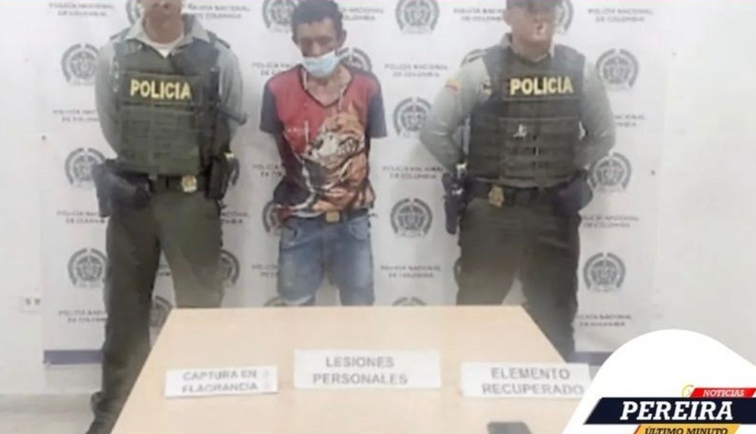 A machete robó el celular a un hombre en la zona céntrica de Pereira y lo hirió