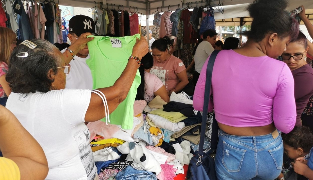 Varias familias se beneficiaron al vender sus productos durante las Fiestas del Campesino