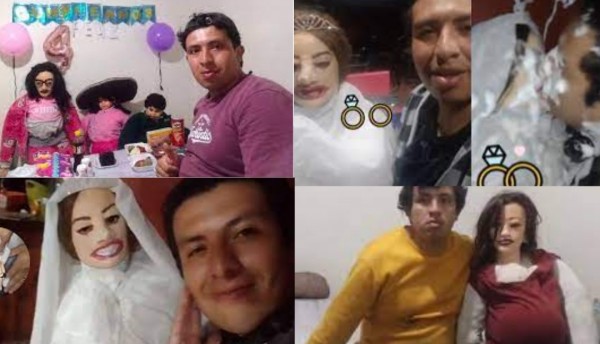 Cristian Montenegro se casó con Natalia, su pareja de trapo