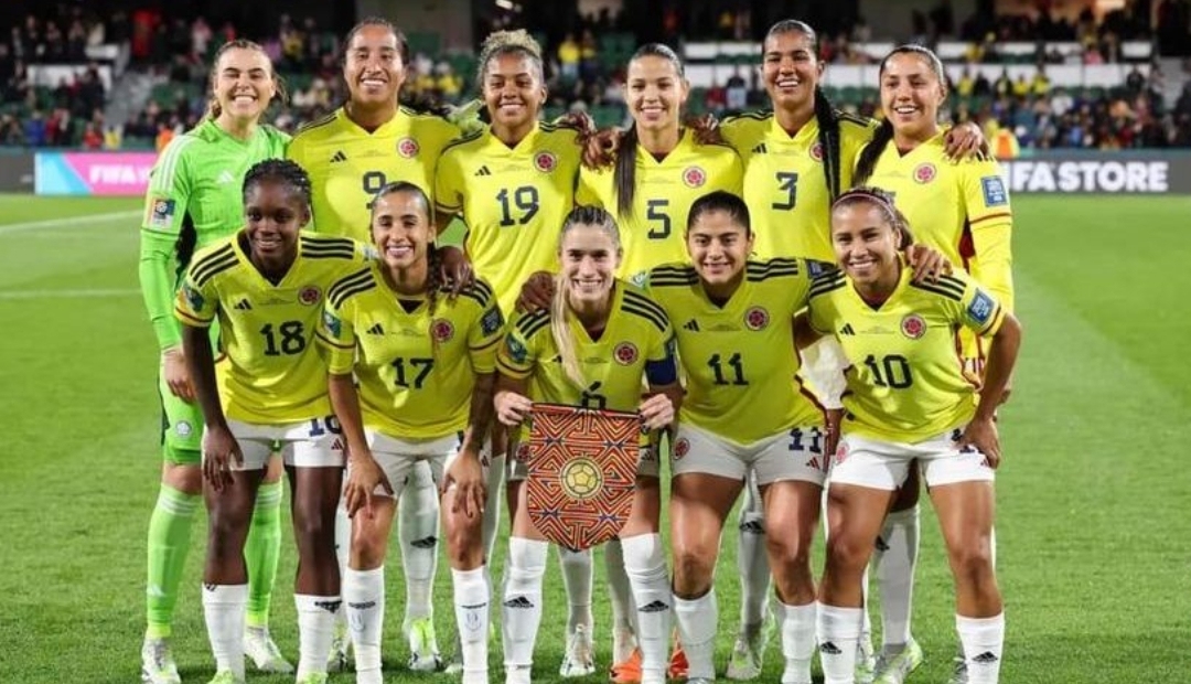 Las Jugadoras de la Selección Colombia femenina de fútbol son celebradas en un homenaje en el Movistar Arena