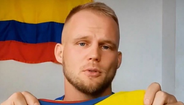 Le prohíben al influencer alemán usar la camisa de la selección Colombia