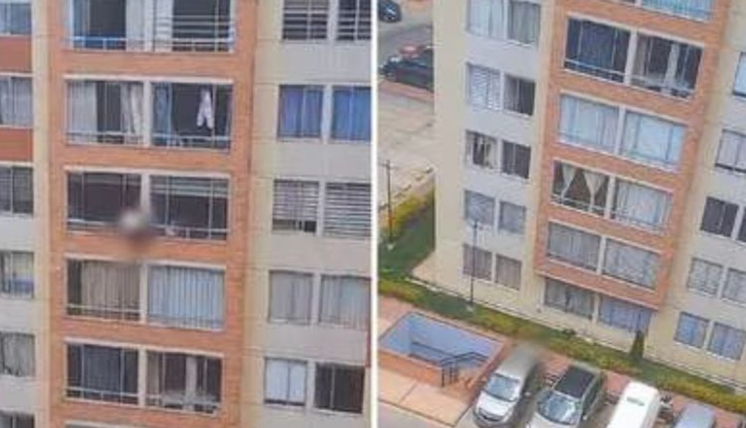 Durante el temblor en Bogotá, una mujer se tiró de un séptimo piso